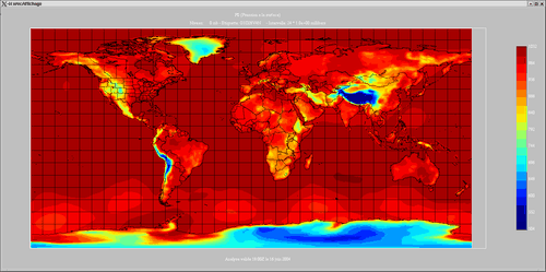 pression atmosphérique au niveau du sol le 16 juin 2004 à 18Z