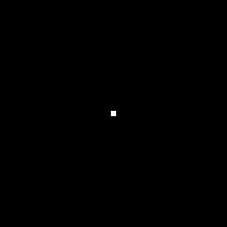 Image d'un petit carré blanc