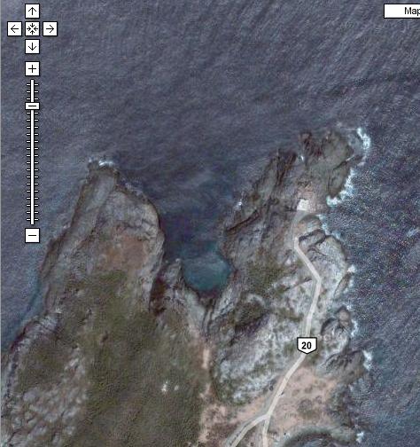 Vue aérienne de l’héliport de Cape St-Francis