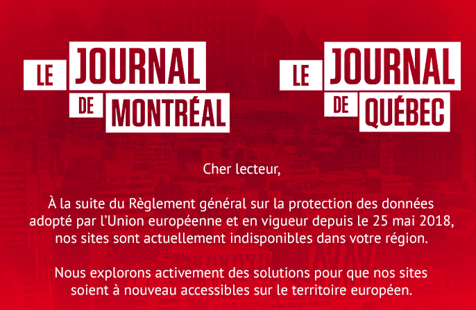 Géoblocage du Journal de Montréal et du Journal de Québec