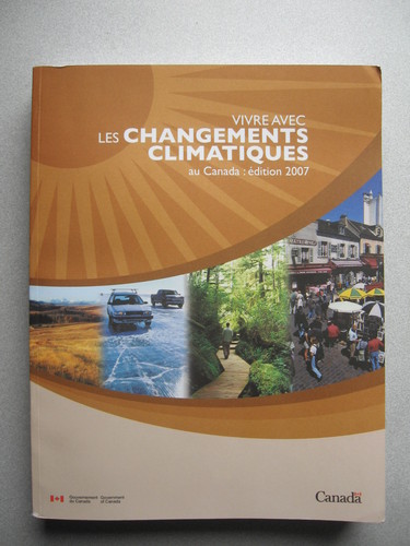 Photo du livre « Vivre avec les changements climatiques au Canada »